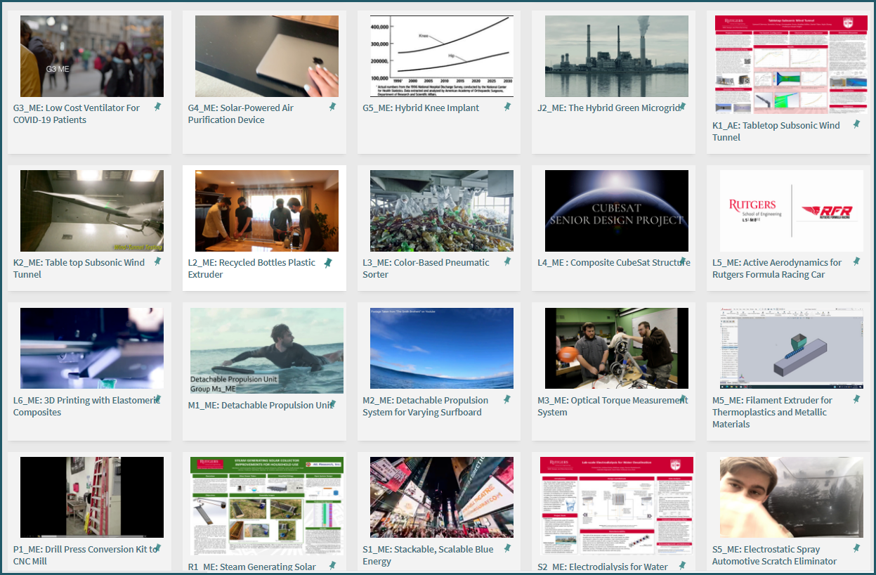 School of engirnnering 2021 poster thumbnails